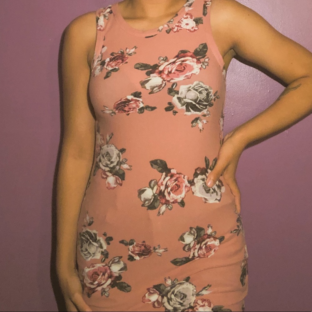 Floral Halter Dress